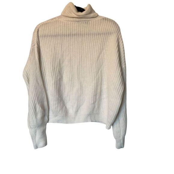 Hera Women's Ivory Turtleneck Sweater Size S - Picture 6 of 8